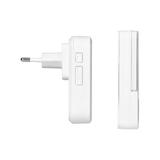 Bezprzewodowy dzwonek do drzwi sieciowy 230V przycisk SOS Wifi Tuya biały ORNO