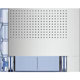 Sfera: Plakietka Modułu Fonicznego Podstawowego - 2x1 Przycisk - Aluminium 351041 LEGRAND