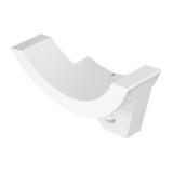 SPINEL LED 10W oprawa ogrodowa z czujnikiem ruchu 140st 800lm IP54 4000K IK10 biała AD-OP-6119WLPMR4