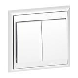 Łącznik podtynkowy świecznikowy Luna, 10A, 250V, WP-2L, biały OR-OE-7601/W ORNO
