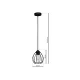Milagro lampa wisząca Don Black E27 MLP748