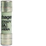 Wkładka bezpiecznikowa cylindryczna CH-10 10x38mm gPV 8A 1000VDC LF308PV HAGER