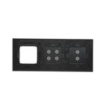 Simon 54 Touch Panel dotykowy S54 Touch 3 moduły 2 pola dotykowe pionowe + 4 pola dotykowe + 1 otwór na osprzęt S54 księżycowa lawa DSTR3340/74 KONTAKT
