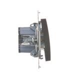 Simon 54 Łącznik dwubiegunowy 16A z. śrub. brąz mat