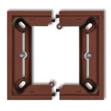 DECO Puszka natynkowa pojedyncza, składana DECO brązowy metalik