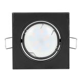 SUTRI SM ramka dekoracyjna oprawy punktowej, MR16/GU10 max 50W, kwadrat, regulowana, czarna AD-OD-6178/B ORNO