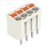 Gniazdo picoMAXeCOM raster 5mm 4‑biegunowe z prostymi pinami lutowniczymi bez płytki 2092‑1174 /200szt./ WAGO
