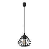 Waya 1P E27 lampa wisząca max. 60W czarna AD-LD-6263BE27M ORNO