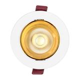 FONDI RC ramka dekoracyjna oprawy punktowej, MR16/GU10 max. 50W, okrągła, stała, aluminiowa, biało-z