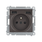 Simon 54 WMDW-001111-046 Gniazdo z zintegrowaną ładowarką 2xUSB (moduł),