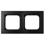 AS Ramka podwójna - kolor czarny metalik