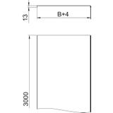 DRLU/100 POKRYWA PEŁNA 100X3000