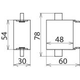 Ogranicznik przepięć DEHNbloc Maxi NH00, do podstaw bezp. NH00, do sieci 230 V AC