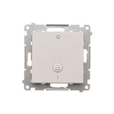 Simon 55 Łącznik dwubiegunowy z podświetleniem LED szybkozłączka Aluminium mat TW2L.01/143 KONTAKT