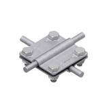 Złącze krzyżowe /duże/ B=30mm 2 płytki-4xM8 /OG/