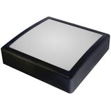 Oprawa oświetleniowa IRYS E27 czarny pierścień, klosz mleczny, czujnik ruchu