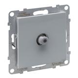 SUNO - Gniazdo TV typ  F  - końcowe - 1.5 dB, Aluminium, Legrand