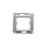 Simon 54 Adapter (przejściówka) na osprzęt standardu 45 × 45 mm srebrny mat *Do gniazd teleinformatycznych Simon Connect DA45.01/43 KONTAKT