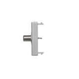 Simon Connect Płytka K45/2 gn. SAT (F) żeńskie 225x45mm + wkład aluminium K102C/8 KONTAKT