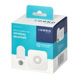 SETI AC, dzwonek bezprzewodowy, sieciowy, przycisk bezbateryjny, learning system, 32 dźwięki, 150m,