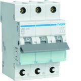 MCB Wyłącznik nadprądowy 6kA 3P B 40A QuickConnect MBS340 HAGER