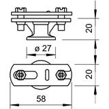 113/BZ-FL, UCHWYT DO BEDNARKI FL30 OP.100