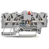 TOPJOBS złączka 4-przewodowa 2,5 mm2 diodowa szara