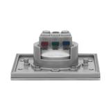 Hermetyczne gniazdo elektryczne, IP55 stal nierdzewna OR-AE-1397 ORNO