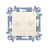 Simon 10 Łącznik roletowy 10A z. śrub. krem