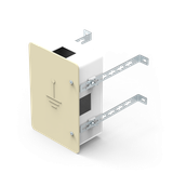 SKRZYNKA KONTROLNA DO ELEWACJI KREMOWA 68.4/K
