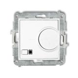 ICON Mechanizm elektronicznego regulatora temperatury z czujnikiem powietrznym biały mat