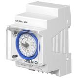 Mechaniczny programator czasowy 3 modułowy, 24 godziny, minimum 15 minut, 110-230 VAC, rezerwa 200 g