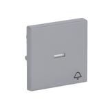 FUTURE Klawisz z symbolem „dzwonek” Do przycisku zwiernego aluminiowo srebrny