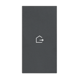 LIVING NOW 'MY HOME' - KLAWISZ Z SYMBOLEM  WYJŚCIE  - 2 MODUŁY - CZERŃ, Bticino