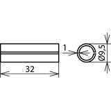 Tuleja bimetaliczna Cu na zewn. Al wewn.