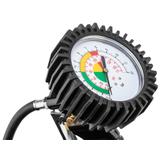 Pistolet do pompowania z manometrem o 63 mm, długa końcówka