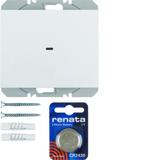 BERKER K.1 KNX RF quicklink Przycisk radiowy pojedyncza płaski biały 85655279 HAGER