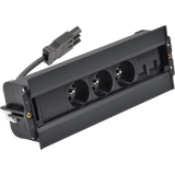 SIMON 480 TS48-610E300K0-44 Spinner 3 gn. typ E i płytka dla 2 złączy RJ45 keystone; złącze w układz