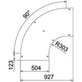 LBD 90 500 R3 FS Pokrywa łuku 90°