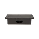 Gniazdo meblowe wpuszczane w blat z grubym rantem 2x2P+Z 3 porty USB czarne OR-AE-1324/B ORNO