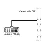 przewód taśmowy 1x753/10-bieg. 2m
