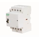 Stycznik modułowy ze sterowaniem ręcznym, montaż na szynie 40A, styki 4NO