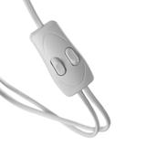 Lampa stojąca podłogowa URLAR 175 cm max 25W E27 max 25W E14 biała LS-2/W ORNO