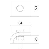 KWS/25, KĄTOWNIK ZACISKOWY KWS/H25 MM
