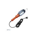 OPRAWA PRZENOŚNA, E27, 5M, MAX 60W, POMARAŃCZOWA