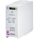 MOD. M T2 PV 550/20 Moduł wymienny do ogran.przepięć Typ 2 (kl.C) do systemów PV