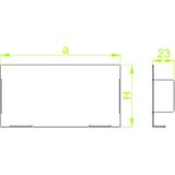 ZK115H68 Zaślepka kanału 1,0 mm