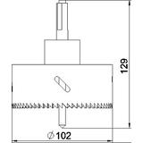 DBZ-LS, Otwornica dla Deskbox wysuwany