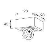 IGOR LED D 6W WHITE 4000K