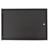 Drzwi metalowe do szafy wiszącej bez zamka 600x9U